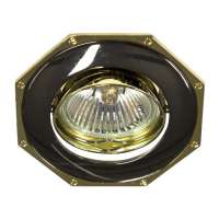 Светильник 305T Feron MR16 черный -золото