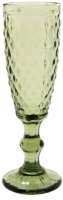 Бокал-шампанское "Изумруд2" зеленый, 150 мл